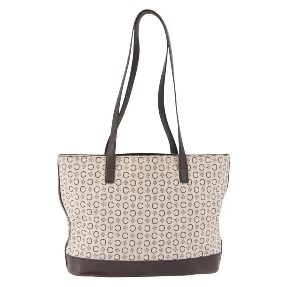 Celine C Macadam Tote White